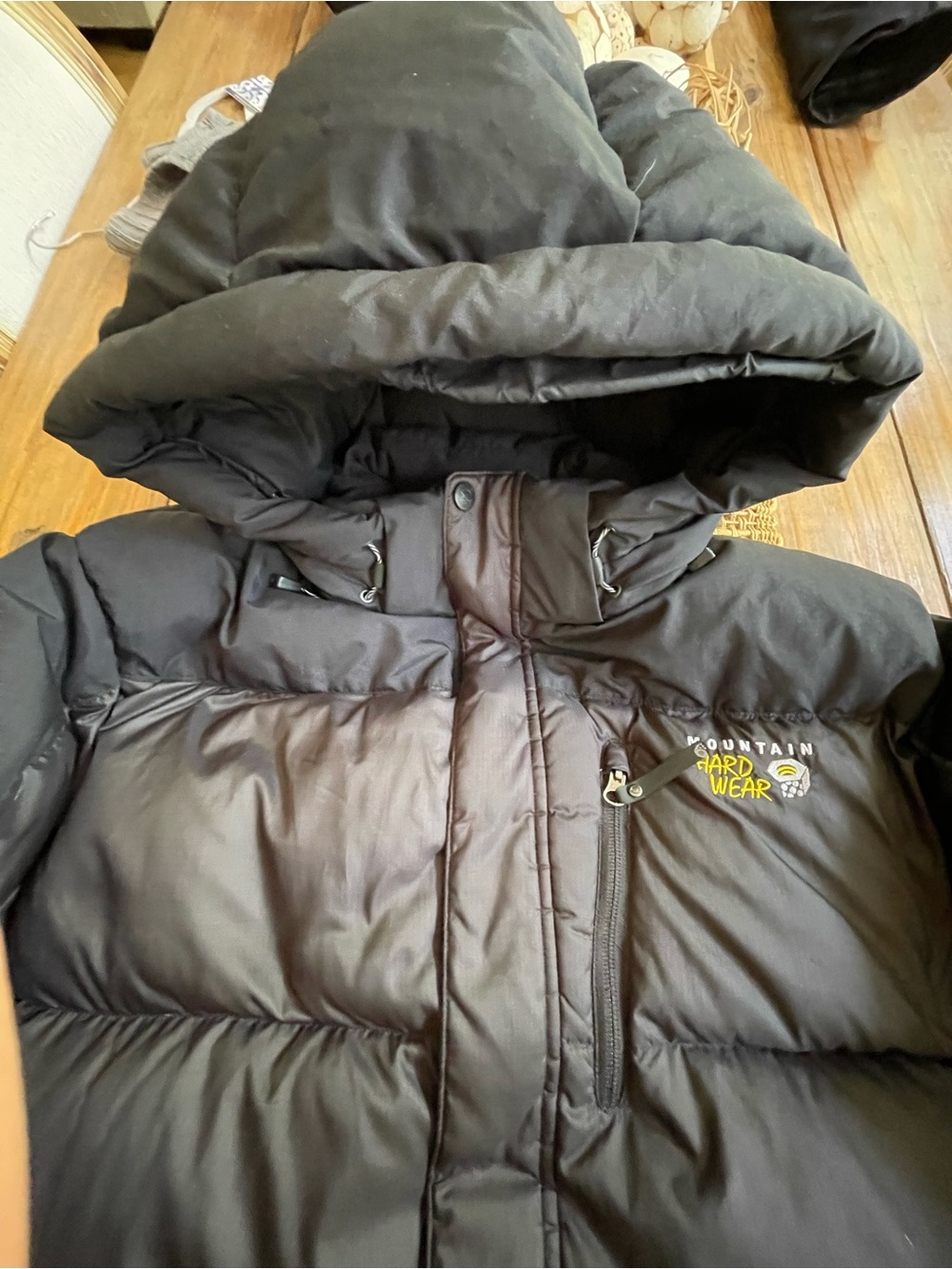 MOUNTAIN HARDWEAR SUBZERO 650 PRO DOWN PARKA EXCELLENT CONDITION MENS XL PTP 26 - Picture 2 of 9